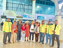 Ketua Umum Pengurus Pusat Pemuda Katolik Stefanus Asat Gusma Tiba di Sorong Guna Menghadiri Rapimnas II