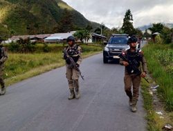 Aparat Gabungan di Puncak Jaya Tingkatkan Patroli Demi Menjaga Keamanan dan Ketertiban Masyarakat