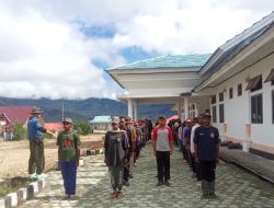 Kodim 1703/Deiyai Berikan Pelatihan 42 Calon Paskibra Dalam Rangka Apel Peringatan HUT ke-78 NKRI Tahun 2024