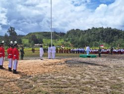 Apel HUT ke-79 RI 2024, Kepala Distrik Yoris Zonggonau Ajak Warga Bibida Teruskan Semangat Pendahulu Dalam Karya Nyata