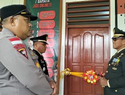 Momentum HUT ke-79 RI Dandim Deiyai I Wayan Suryanto Resmikan Rehab Kantor Koramil Tigi