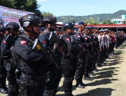 Polda Papua Apel Gelar Pasukan Operasi Mantap Praja Cartenz 2024 Menjelang Pilkada Serentak
