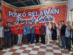 Posko Relawan Pemuda Solata Pendukung Paslon John Rettob-Emanuel Kemong di Pilkada Mimika Resmi Berdiri