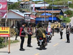 Razia Gabungan TNI dan Polri Operasi Mantap Praja Cartenz II 2024 Jelang Pemilu 2024 di Dogiyai