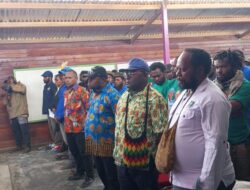 Pelantikan Tim Pemenangan dan Relawan Yudas Tebai-Yuliten Anou Menuju Pilkada Dogiyai