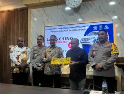 Pemerintah Provinsi Launching Nomor Registrasi Kendaraan Bermotor di Papua Pegunungan