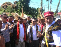Ribuan Masyarakat Asal NTT Deklarasi Dukung Pasangan Mesak dan Burhanuddin di Pilkada Nabire