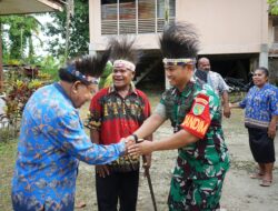 Dandim Biak Numfor Marsen Sinaga Bincang Akrab Bersama LMA dan Para Mananwir di Distrik Biak Timur