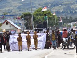Peringati World Human Rights Day Massa Demonstran Desak Komisi HAM PBB Berkunjung ke Tanah Papua