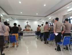 Kapolres Jayapura Umar Nasatekay Sebut Pembinaan Rohani dan Mental Bagian Penting Anggota Kepolisian