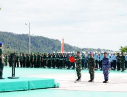 Kepala Staf Kodam Cenderawasih Thevi Zebua Pimpin Upacara Gelar Operasi Gaktib dan Yustisi