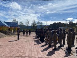 Polres Gelar Patroli Cipta Kondisi Gabungan Jelang Pelantikan Bupati dan Wakil Bupati Deiyai