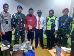 Bawa 50 Paket Ganja Kering, Pelajar Asal Kabupaten Mimika Diamankan Polisi di Bandara Sentani