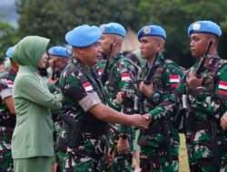 Pangdam Rudi Puruwito Lepas Sejumlah Prajurit Kodam Cenderawasih Dalam Misi PBB di Kongo