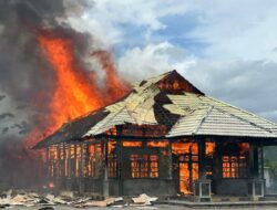 Aula Kantor Bupati Dogiyai Terbakar, Polres Akan Buka CCTV Untuk Mengidentifikasi Terduga Pelaku