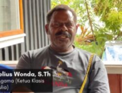 Tokoh Agama Wilayah Yamo Pendeta Telius Wonda Serukan Perdamaian di Kabupaten Puncak Jaya