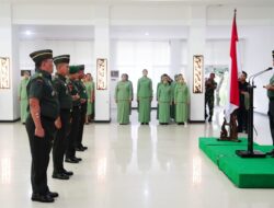 Panglima Kodam Cenderawasih Rudi Puruwito Pimpin Korps Raport Kenaikan Pangkat 639 Personel