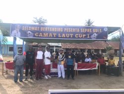 Tokoh Muda Manggarai di Papua Dukung Turnamen Camat Laut Cup I Meriahkan HUT ke-80 RI 2025