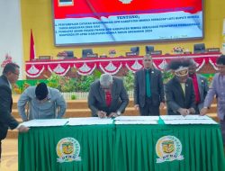 Seluruh Fraksi di DPRK Mimika Setujui Laporan Keterangan Pertanggungjawaban Bupati Tahun Anggaran 2024