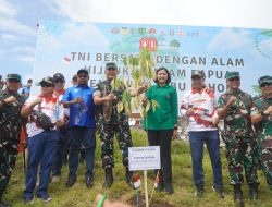 Korem 172/PWY Tanam 80.000 Pohon Hijaukan Alam Papua Menyambut HUT ke-80 RI Tahun 2025
