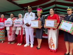 Tim Penggerak PKK Kabupaten Mimika Raih Juara I Gerak Jalan Indah Meriahkan HUT ke-80 RI 2025