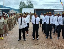 Pihak Dinas Polisi Pamong Praja Dogiyai Sambut 158 Calon Aparatur Sipil Negara Formasi Tahun 2024