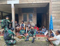 TNI Yonif Prabu Kian Santang Gelar Komsos di Kawasan PT Freeport Indonesia Tembagapura