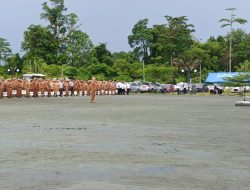 Bupati Kabupaten Mimika John Rettob Sampaikan Tiga Agenda Penting Saat Pimpin Apel Pagi