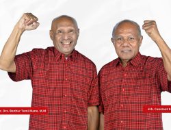 Pidato Perolehan Hasil Suara Sementara Calon Gubernur Papua Nomor Urut 01 Dr Tomi Mano
