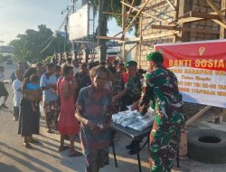 Korem Praja Wira Yakthi Gelar Kegiatan Sosial di Halaman Makorem Jelang HUT ke-80 TNI 2025