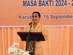 Bupati Wandik Ajak Ibu-ibu Sinergi Bangun Tolikara, Ny Novita R Douw: Dharma Wanita Agen Perubahan
