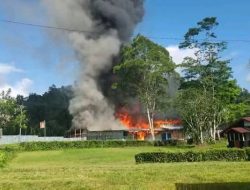 Sejumlah Kios di Yalimo Dibakar Massa, Diduga Akibat Ujaran Kebencian Seorang Siswa Kepada Rekannya