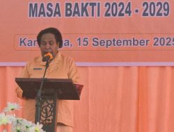 Ny Sisilia W Siep Apresiasi Bupati dan Wakil Bupati Atas Dukungannya Kepada DWP Kabupaten Tolikara