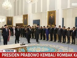 Presiden Reshuffle Kabinet Merah Putih: Berikut Daftar Menteri-Wakil Menteri dan Pejabat yang Baru Dilantik