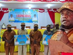 Bupati Yudas Tebai Lauching Penyaluran Hibah untuk 91 Organisasi Kegamaan, Pemuda, dan Lembaga