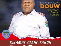Tokoh Muda Papua Yosua Noak Douw Rayakan Ulang Tahun, Begini Cara Ungkapan Syukurnya