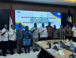 Gubernur Mathius Fakhiri dan Bupati John Rettob Lakukan RUPS Bersama PT Papua Divestasi Mandiri