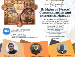 Forum Komunikasi Global SVD Gelar Webinar Perihal Komunikasi Jelang 60 Tahun Nostra Aetate