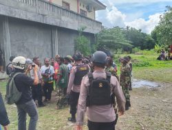 Aparat Polres Jayapura Bubarkan Massa KNPB di BTN Matoa Pasca Aksi Sweeping Terhadap Warga