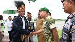 Kasdam Cenderawasih Thevi Zebua Dampingi Menteri Pertanian dan Wakapolri Saat Kunjungi Jayapura