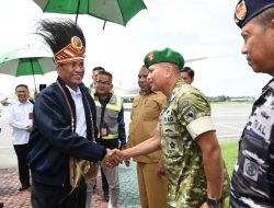 Kasdam Cenderawasih Thevi Zebua Dampingi Menteri Pertanian dan Wakapolri Saat Kunjungi Jayapura