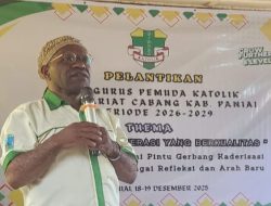 Yunus Eki Gobai Terpilih Memimpin Pemuda Katolik Komisariat Cabang Paniai Periode 2026-2029