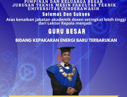 Kabar Gembira Bagi Dunia Pendidikan Tanah Papua, Akademisi Uncen Johni Numberi Jadi Guru Besar