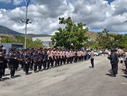 Laga Mutiara Hitam vs Laskar Antasari Berjalan Aman dan Kondusif di Stadion Lukas Enembe