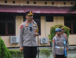 Pimpin Apel Perdana Sebagai Kapolres Jayapura, Vox Dei Tegaskan Disiplin dan Pelayanan Prima