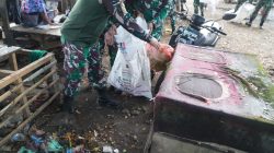 Bersihkan Kawasan Taman Budaya Waena, Wujud Nyata Prajurit Menindaklanjuti Perintah Presiden