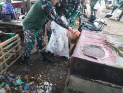 Bersihkan Kawasan Taman Budaya Waena, Wujud Nyata Prajurit Menindaklanjuti Perintah Presiden