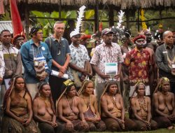 Festival Perdana Sekolah Adat Hugulama di Kampung Yogonima, Kabupaten Jayawijaya Resmi Ditutup