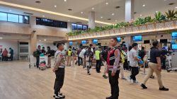 Pengamanan Posko Terpadu Angkutan Lebaran 2026 di Bandara Sentani Berjalan Aman dan Kondusif