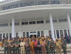 Danrem 172/PWY Rio Pasaribu Beserta Rombongan Tiba di Lanny Jaya, Berikut Agenda Kunkernya
